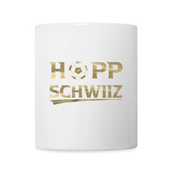 Hopp Schwiiz - Tasse - Weiß - Vorne