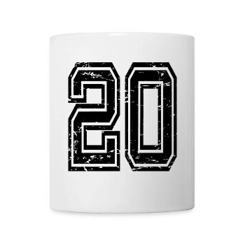 20 Denizli used look - Tasse - Weiß - Vorne