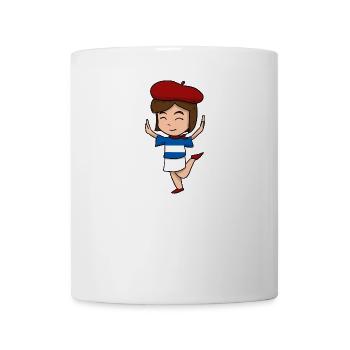 French Girl Französin Francais - Tasse - Weiß - Vorne