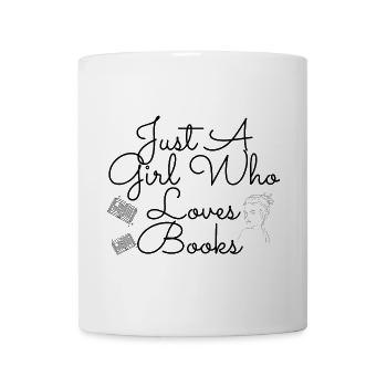 Buch - Tasse - Weiß - Vorne