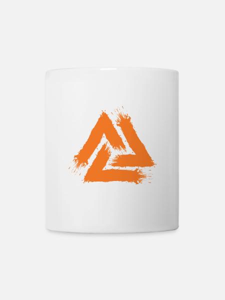 Valknut Symbol - Tasse - Weiß