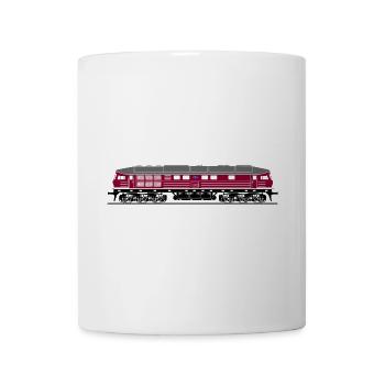 BR 130 Seite weinrot DR Reichsbahn - Tasse - Weiß - Vorne