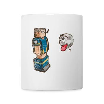 Begeisterter Tischfußball Torjäger - Tasse - Weiß - Vorne