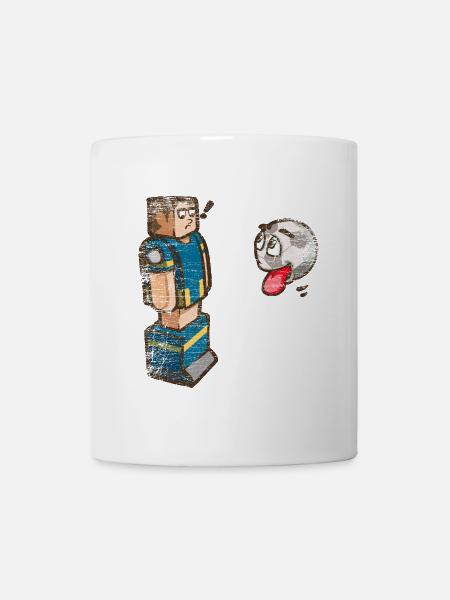 Begeisterter Tischfußball Torjäger - Tasse - Weiß