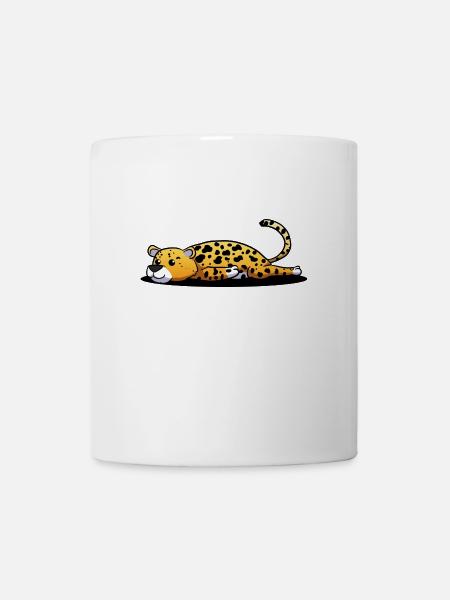 Leopard - Tasse - Weiß
