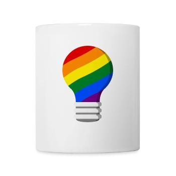 Gay Pride - Tasse - Weiß - Vorne