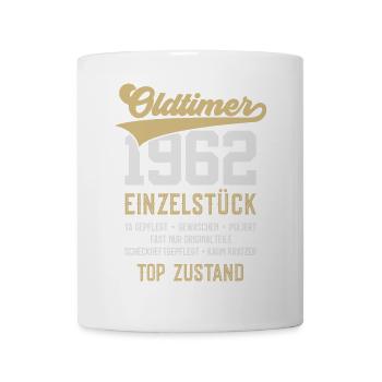 64. GEBURTSTAG OLDTIMER 1962 - Tasse - Weiß - Vorne
