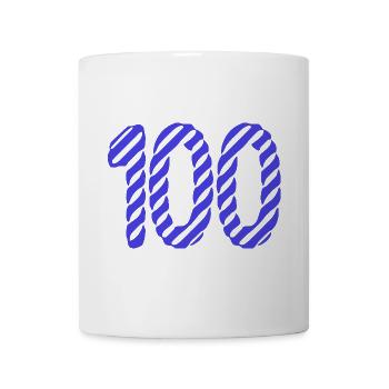 100. 100 JAHRE. 100-JÄHRIGES JUBILÄUM. 100. GEBURTSTAG - Tasse - Weiß - Vorne