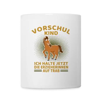 Vorschulkind Vorschule - Tasse - Weiß - Vorne