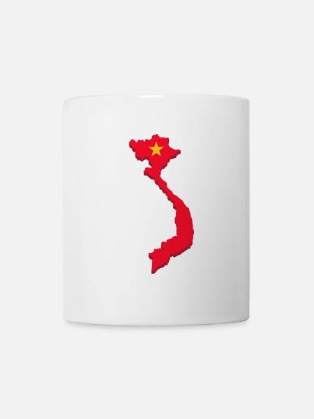 Reiselustiger Vietnam Entdecker - Tasse - Weiß