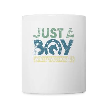 Reiter Junge Reiten Jungen - Tasse - Weiß - Vorne