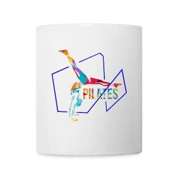 Sanfte Pilates Trainingseinheit - Tasse - Weiß - Vorne