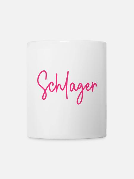 Team Schlager - Tasse - Weiß