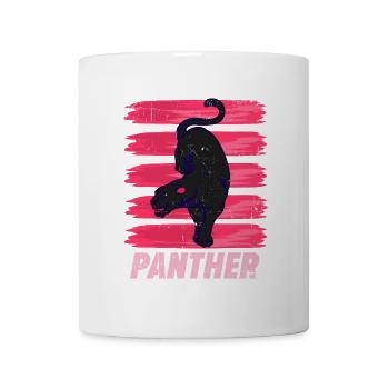 Geschmeidiger Panther Nachtjagd - Tasse - Weiß - Vorne