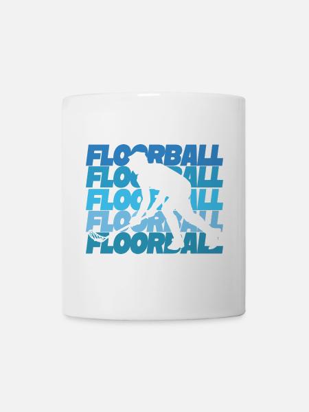 Floorball Spieler Unihockey Floorball - Tasse - Weiß
