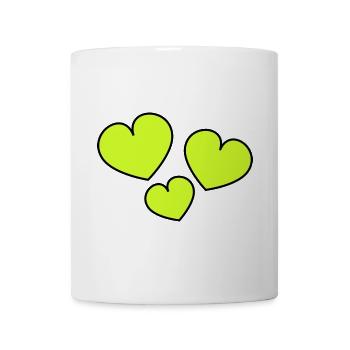 ICH LIEBE DICH. ICH LIEBE DICH. LIEBE. LIEBE. HERZ - Tasse - Weiß - Vorne