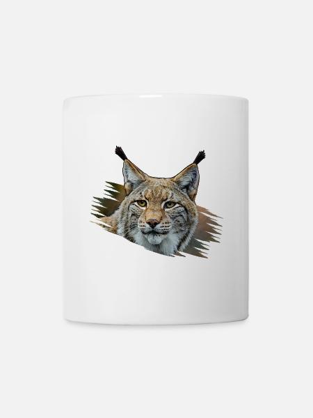 Luchs - Tasse - Weiß
