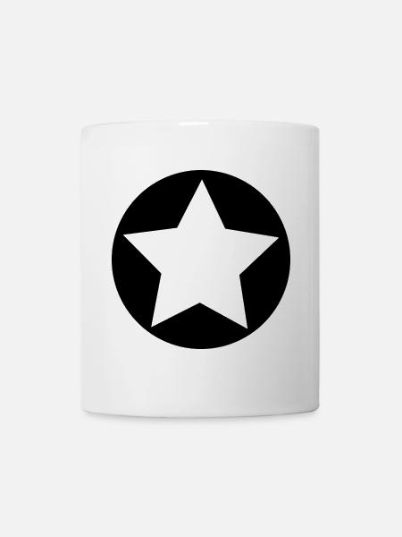 STERN. STERN. STERNE. FEST. JAHRESTAG. WEIHNACHTEN. - Tasse - Weiß