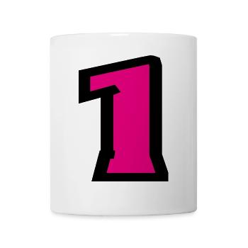 1. 1 JAHR. 1. JAHRESTAG. 1 JAHR GEBURTSTAG - Tasse - Weiß - Vorne