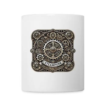 Steampunk Logo - Mug - white - Front