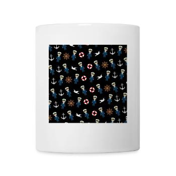 Marine - Tasse - Weiß - Vorne