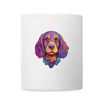 Portugiesischer Wachhund Rasse Cartoon Kawaii Illus - Tasse - Weiß - Vorne