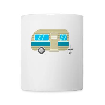 Wohnwagen - Tasse - Weiß - Vorne