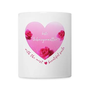 beste Schwiegermutter - Tasse - Weiß - Vorne