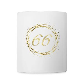 66 - Tasse - Weiß - Vorne