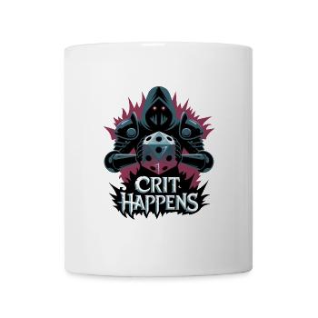 Crit Happens - Mug - white - Front