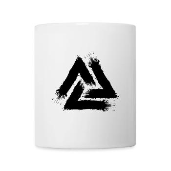 Valknut Symbol Schwarz Symbol Keltisches Symbol - Tasse - Weiß - Vorne