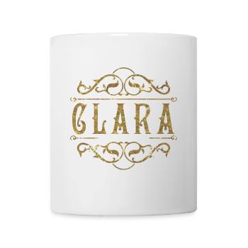 Clara gold - Tasse - Weiß - Vorne