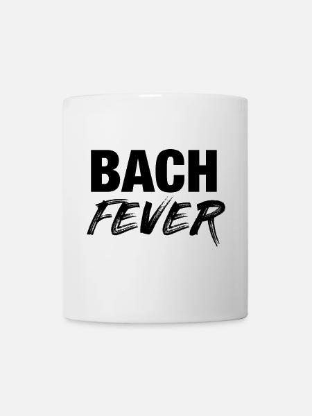 Johann Sebastian Bach T-Shirt lustiger Spruch - Tasse - Weiß