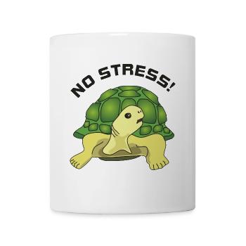 no stress - Tasse - Weiß - Vorne