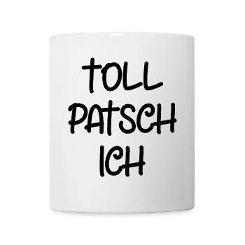 Tollpatsch Ich tollpatschig lustig tollpatschich - Tasse - Weiß - Vorne