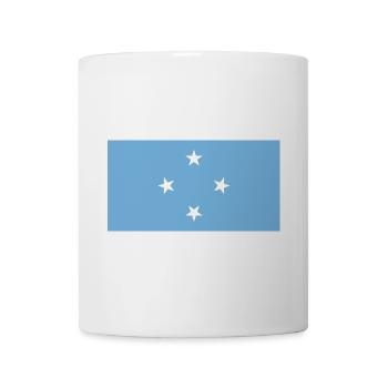 Mikronesien - Tasse - Weiß - Vorne