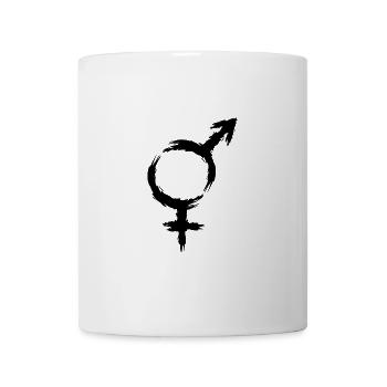 Hetero Symbol Mars Venus - Tasse - Weiß - Vorne