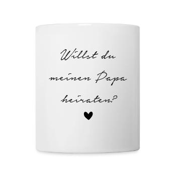 Heiratsantrag - Tasse - Weiß - Vorne