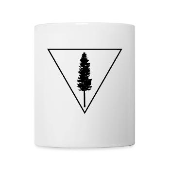 Tree in a triangle - Tasse - Weiß - Vorne