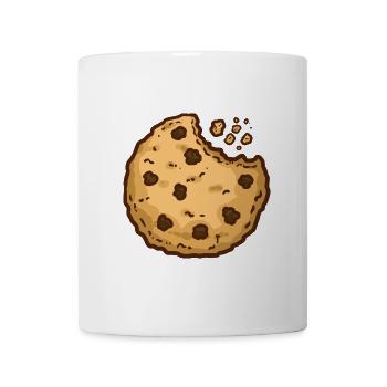 Knuspriger Schokokeks Weihnachtszeit - Tasse - Weiß - Vorne