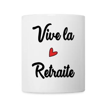 RUHESTAND. FROHEN RUHESTAND. GLÜCKLICHER RUHESTAND - Tasse - Weiß - Vorne