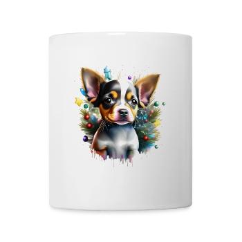 Chihuahua mit einer lebhaften und energischen Persönlichkeit - Tasse - Weiß - Vorne