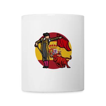 Es lebe der Stierkampf - Tasse - Weiß - Vorne