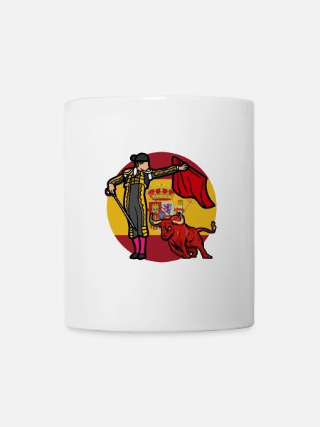 Es lebe der Stierkampf - Tasse - Weiß