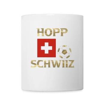Hopp Schwiiz - Tasse - Weiß - Vorne