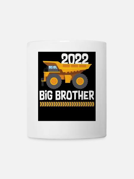 2022 Großer Bruder Radlader - Tasse - Weiß