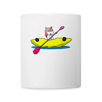 Kayak Unicorn Kayaker Einhorn - Tasse - Weiß - Vorne