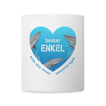 bester Enkel - Tasse - Weiß - Vorne