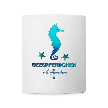 Seepferdchen bestanden Schwimmabzeichen schwimmen - Tasse - Weiß - Vorne