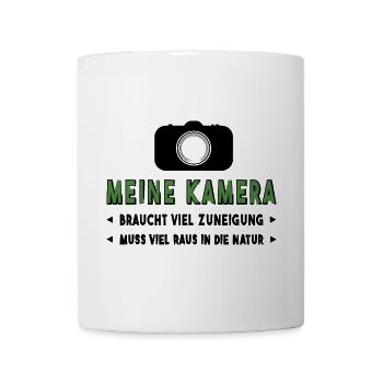 Kamera fotografieren - Tasse - Weiß - Vorne
